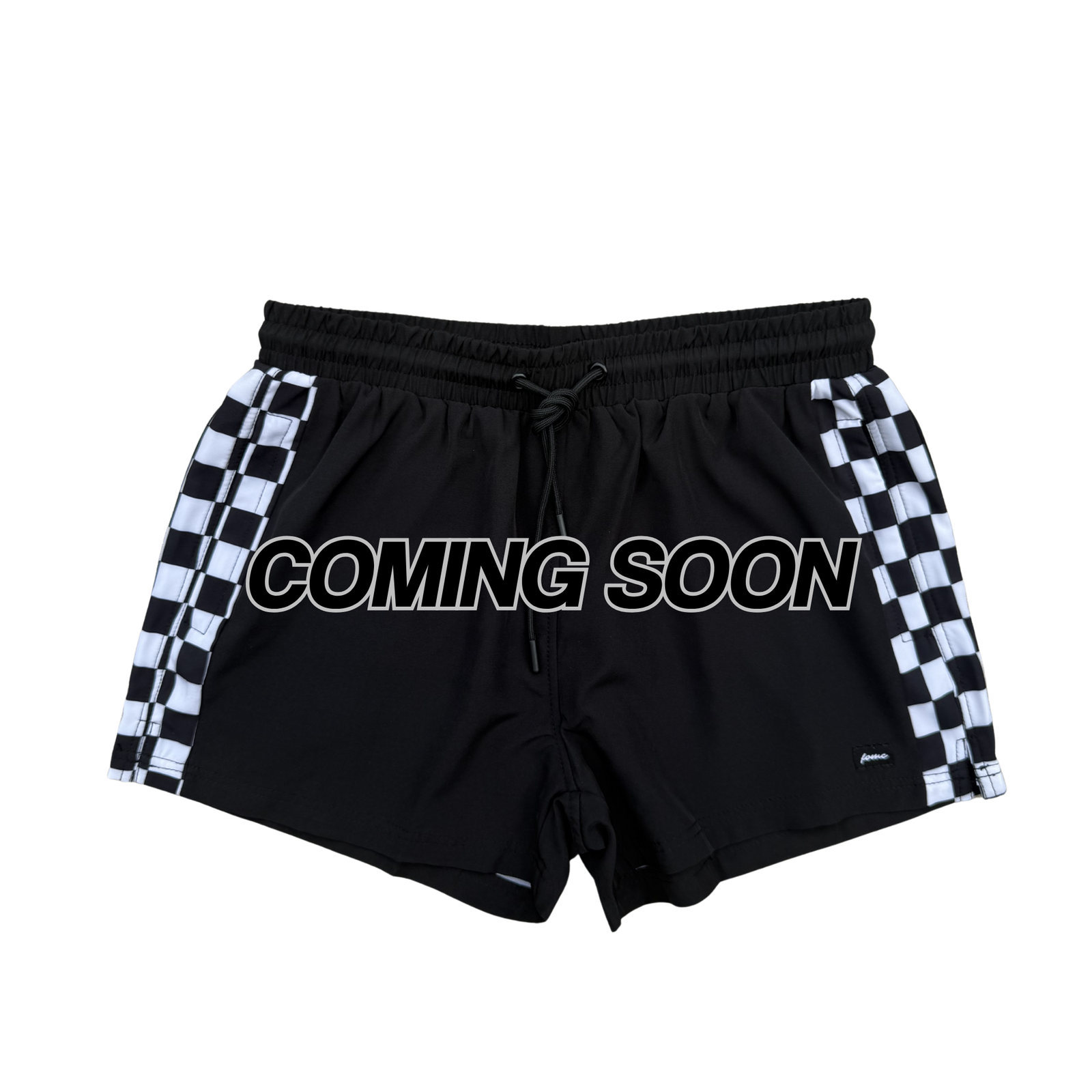 Checkered/Black Hybrid Shorts (Coming Soon!)