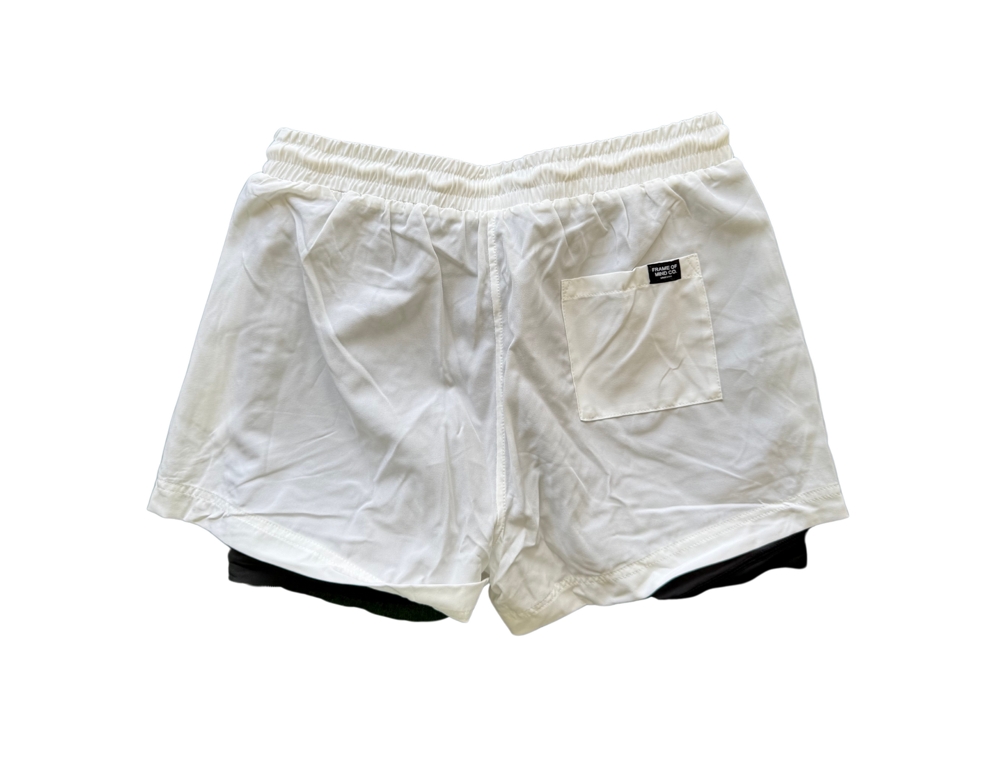 White Hybrid Volt Shorts