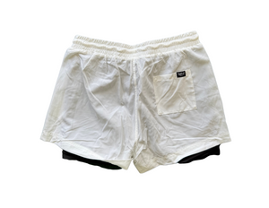 White Hybrid Volt Shorts