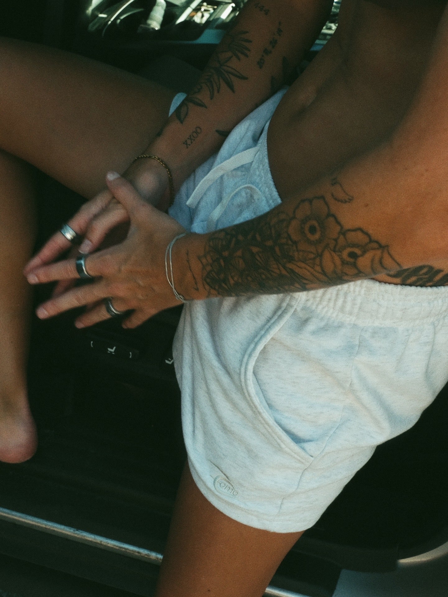 Casual Essential Shorts (Grey & Black)