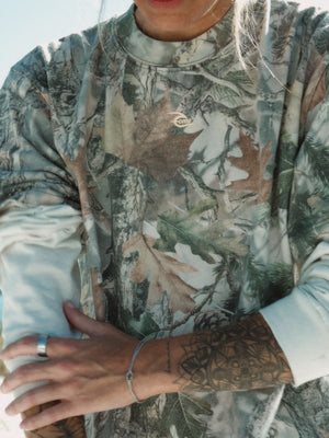 Twofer Long Sleeve Shirt (Camo & Black)
