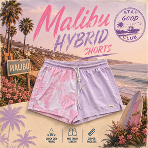 Malibu Palms Hybrid Shorts