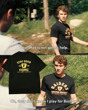 Black "Boston" HR x FOM Comfort Colors T-Shirt