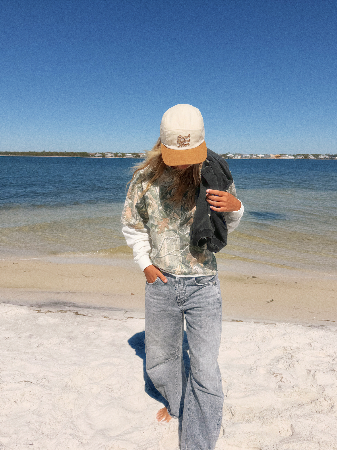 Twofer Long Sleeve Shirt (Camo & Black)