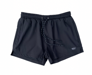 Black Hybrid Shorts