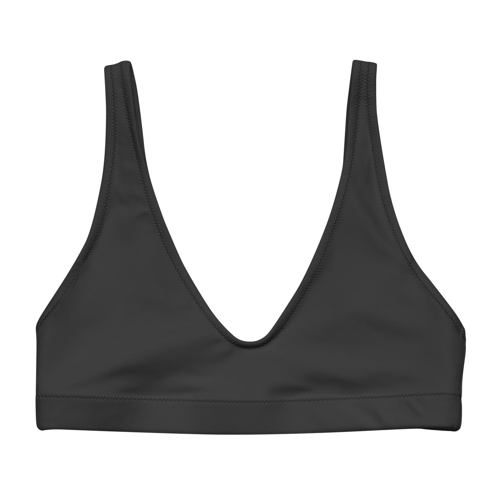 Black Padded Bikini Top (Top Only)