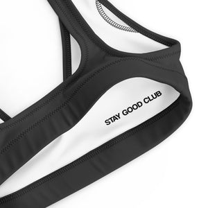 Black Padded Bikini Top (Top Only)