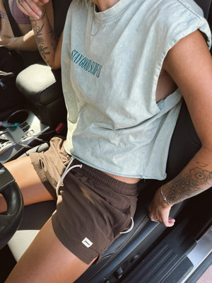 Brown Hybrid Shorts
