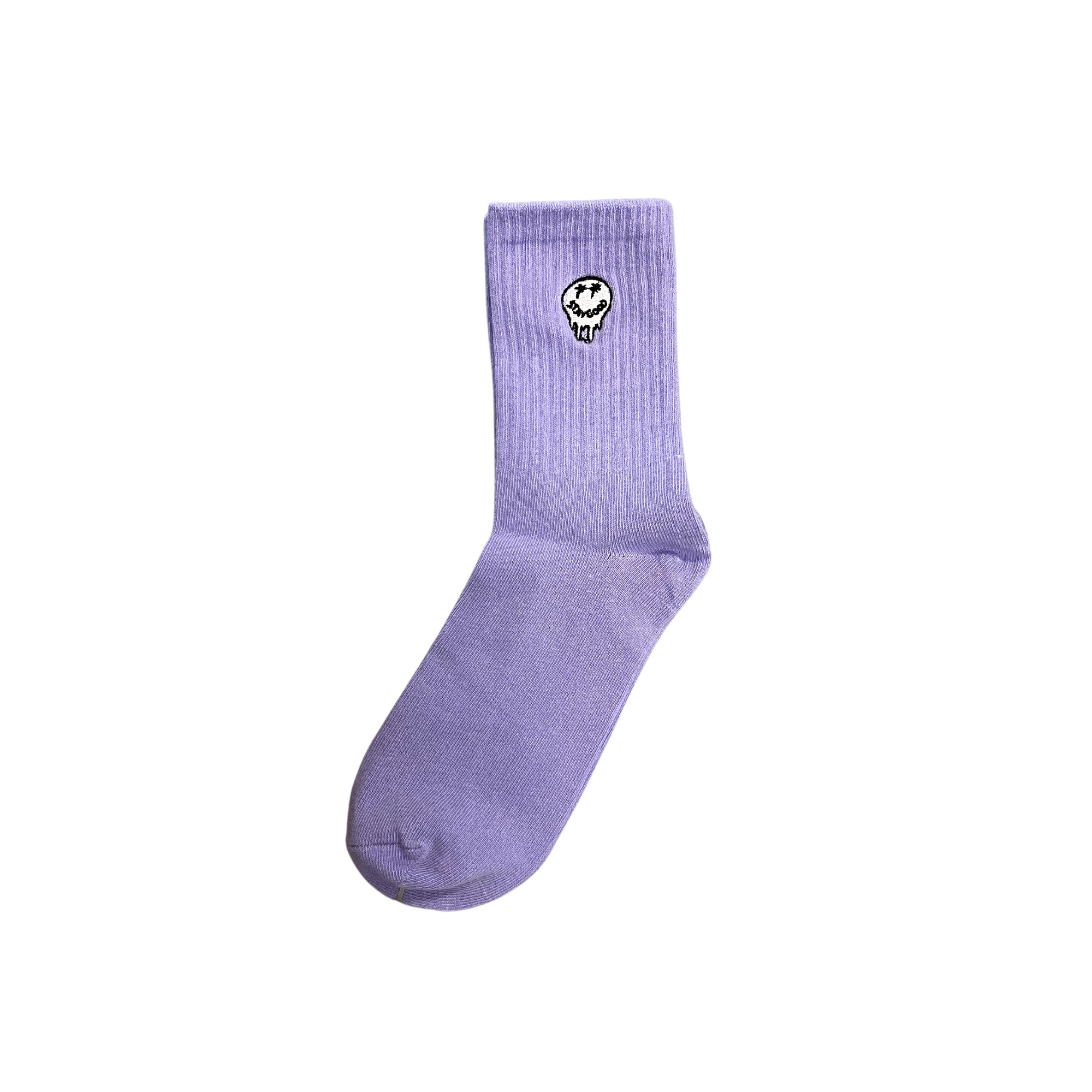 Purple Crew Socks