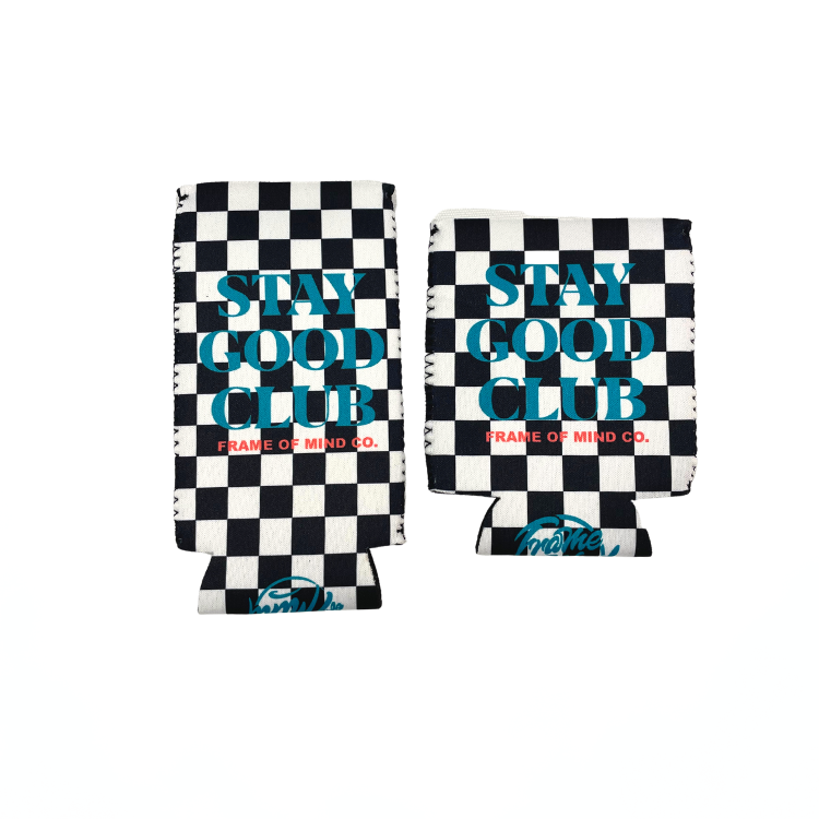 2 Pack Koozie- Checkered