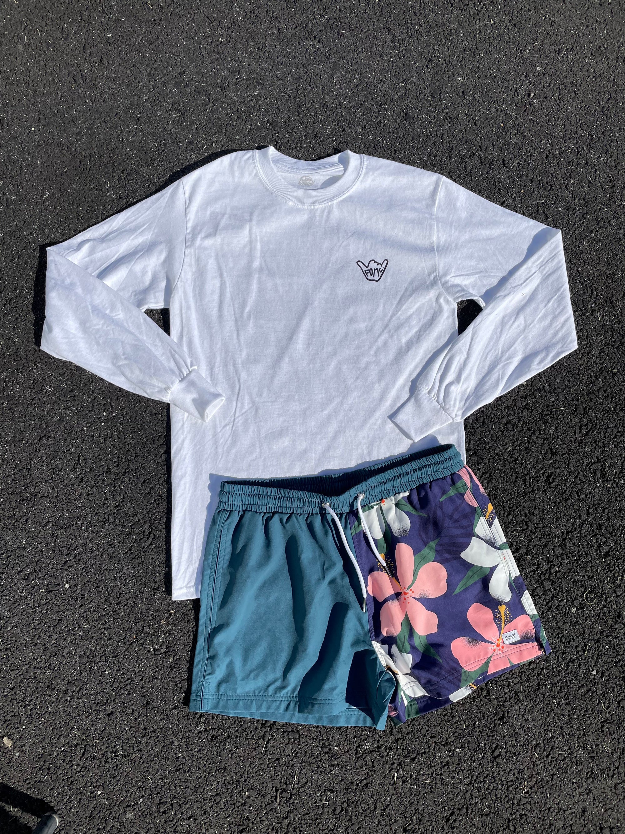 Navy Split Boardies