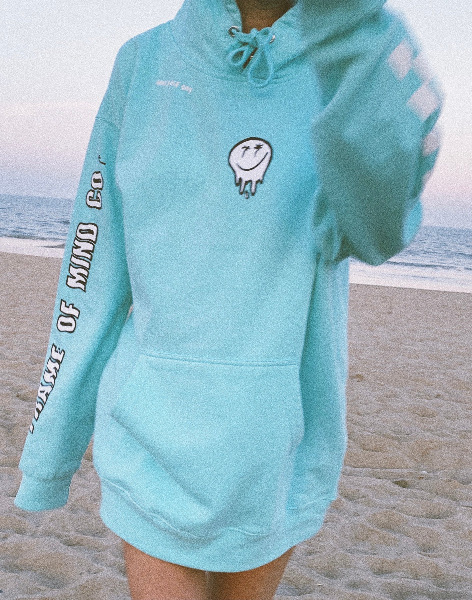 Have A Nice Day Hoodie- Mint