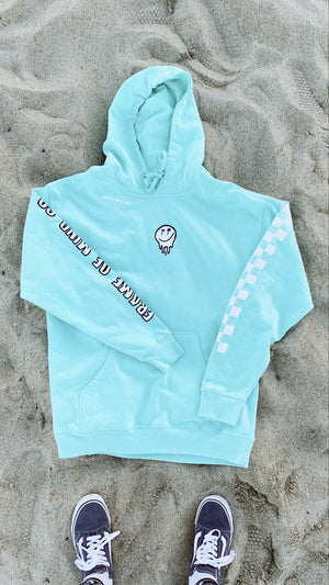 Have A Nice Day Hoodie- Mint